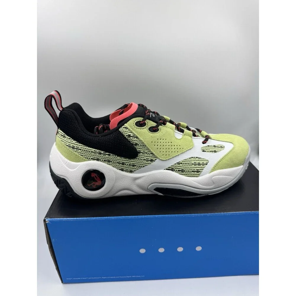 SHAQ RAQ LOW- Mens Size 10.5 Green/Black  Basketball Shoes AQ95009MK- NEW IN BOX